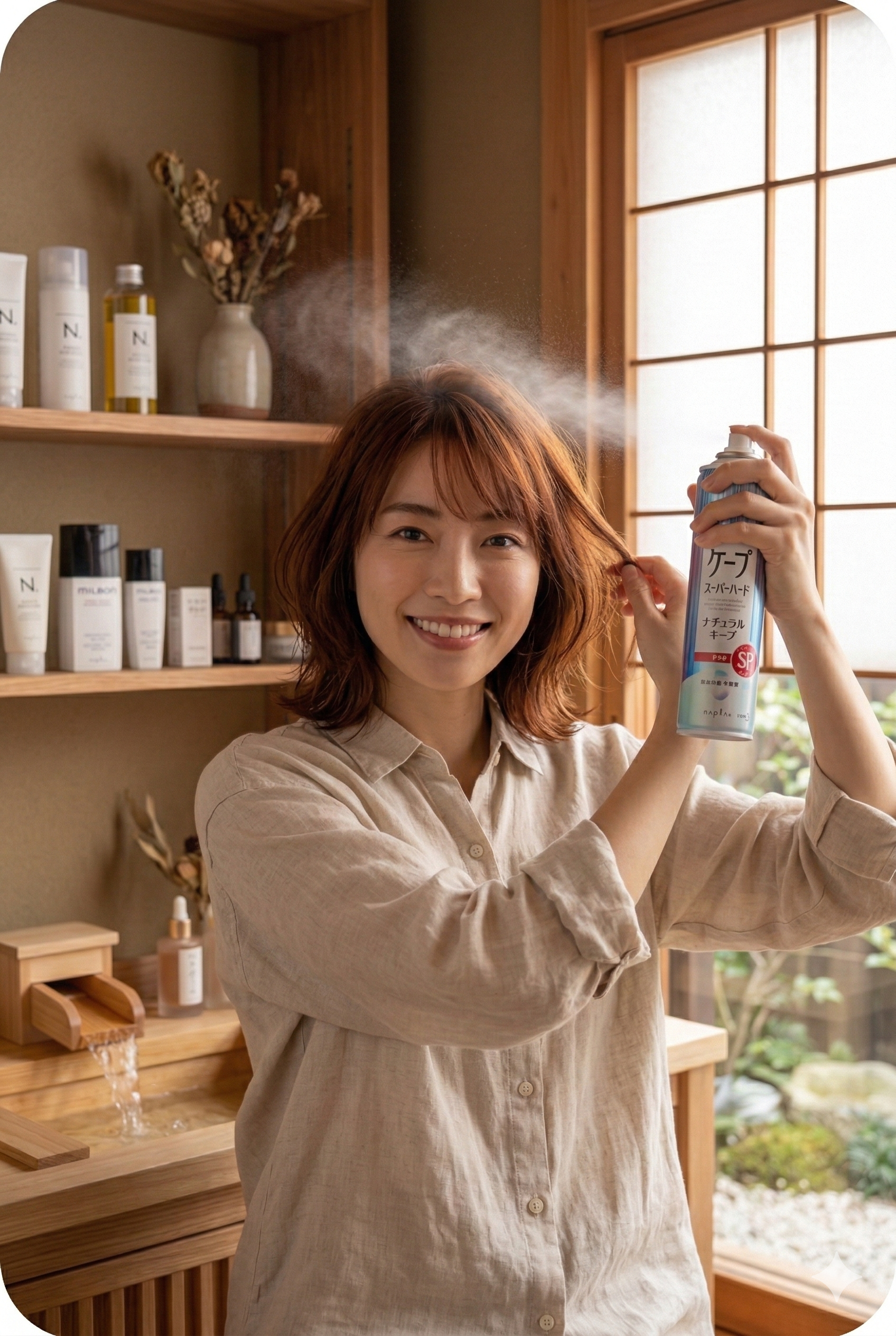 ヘアスタイリング