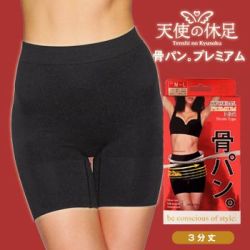 ＜海外専用＞　天使の休足　骨パンPREMIUM　ハイウェスト3分丈　L-LLの仕入 | 日本製などの化粧品・雑貨の仕入れ・キレイコスメ