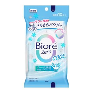 ビオレＺｅｒｏさらさらパウダーシート　クール無香性　１０枚