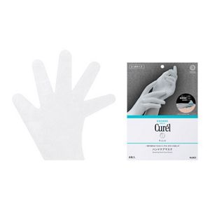 キュレル　一晩中指先までまるごと守る　お手入れ底上げ　ハンドケアマスク　Ｍ